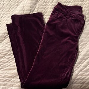 Ralph Lauren Deep Purple Velvet Trousers